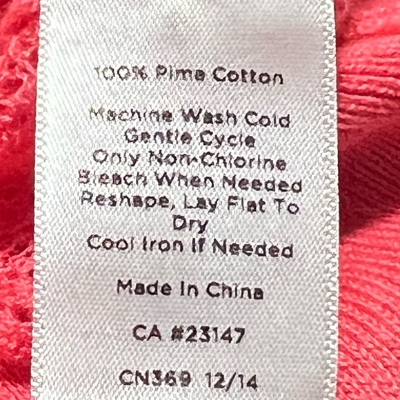 Talbots Eyelet Pima Cotton Button Down Sweater – S Petite - Picture 6 of 9